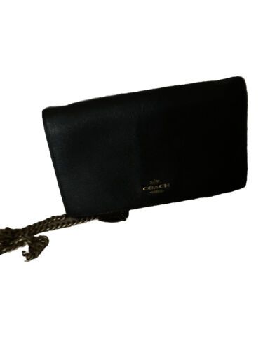 Coach Callie Black Fold over Handbag